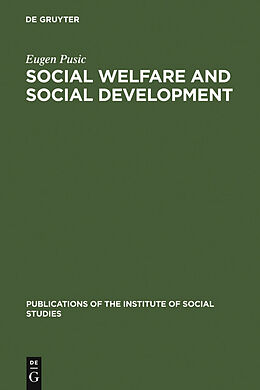 eBook (pdf) Social Welfare and Social Development de Eugen Pusic