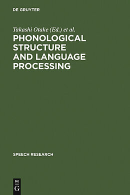 E-Book (pdf) Phonological Structure and Language Processing von 