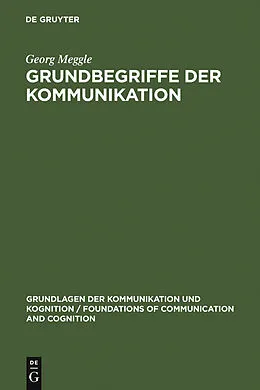 PDF Grundbegriffe der Kommunikation von Georg Meggle