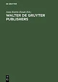 E-Book (pdf) Walter de Gruyter Publishers von 