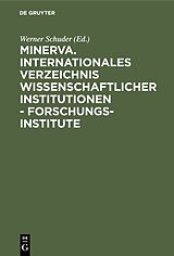 E-Book (pdf) Minerva. Internationales Verzeichnis wissenschaftlicher Institutionen - Forschungsinstitute von 