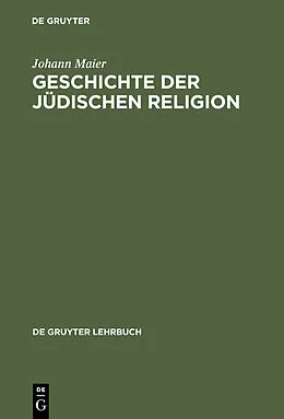 PDF Geschichte der jüdischen Religion von Johann Maier