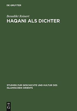 E-Book (pdf) Haqani als Dichter von Benedikt Reinert