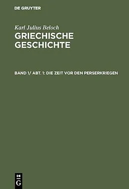 E-Book (pdf) Die Zeit vor den Perserkriegen von Karl Julius Beloch