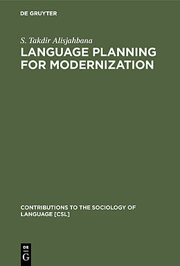 eBook (pdf) Language Planning for Modernization de S. Takdir Alisjahbana