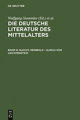 E-Book (pdf) Die deutsche Literatur des Mittelalters / Slecht, Reinbold - Ulrich von Liechtenstein von 