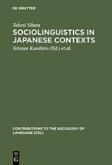 eBook (pdf) Sociolinguistics in Japanese Contexts de Takesi Sibata