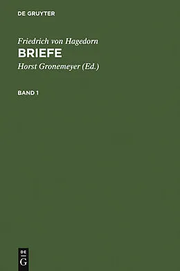 E-Book (pdf) Briefe von Friedrich von Hagedorn