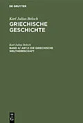 PDF Die griechische Weltherrschaft von Karl Julius Beloch
