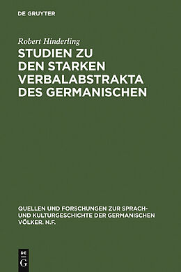 E-Book (pdf) Studien zu den starken Verbalabstrakta des Germanischen von Robert Hinderling