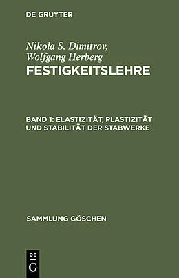 E-Book (pdf) Elastizität, Plastizität und Stabilität der Stabwerke von Nikola S. Dimitrov, Wolfgang Herberg
