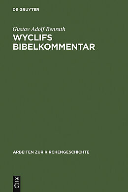 E-Book (pdf) Wyclifs Bibelkommentar von Gustav Adolf Benrath