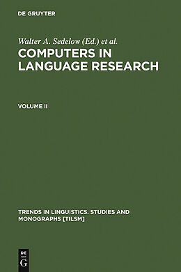 E-Book (pdf) Computers in Language Research 2 von 
