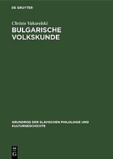 E-Book (pdf) Bulgarische Volkskunde von Christo Vakarelski