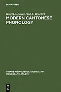 E-Book (pdf) Modern Cantonese Phonology von Robert S. Bauer, Paul K. Benedict