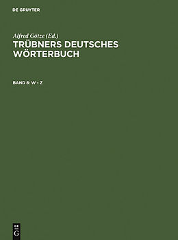 E-Book (pdf) Trübners Deutsches Wörterbuch / W  Z von 