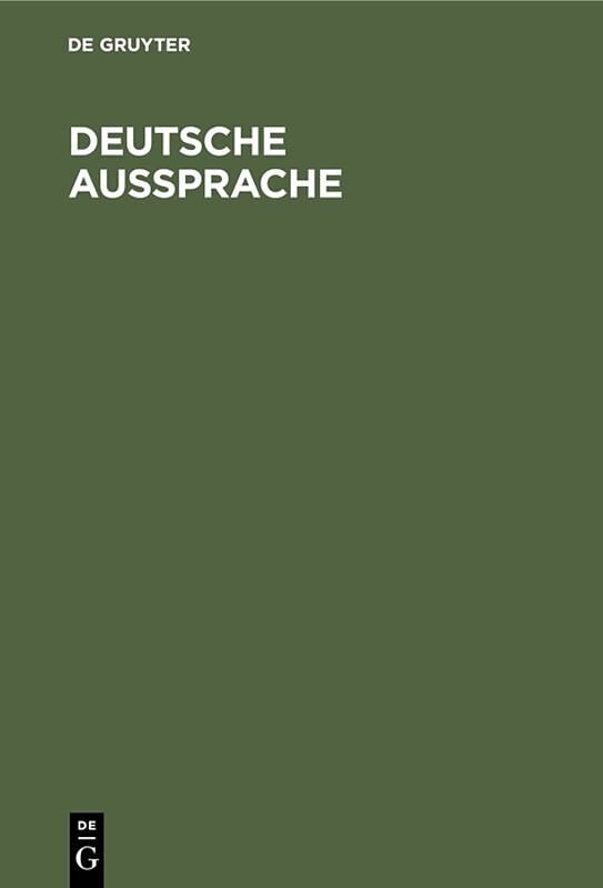 Deutsche Aussprache