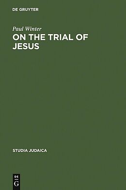 eBook (pdf) On the Trial of Jesus de Paul Winter