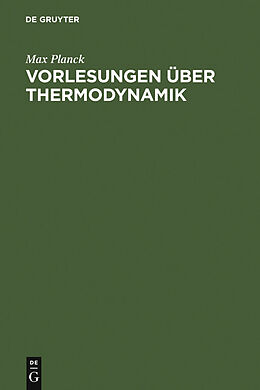 E-Book (pdf) Vorlesungen über Thermodynamik von Max Planck