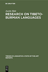 E-Book (pdf) Research on Tibeto-Burman Languages von Austin Hale