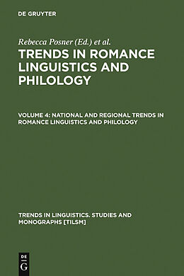 eBook (pdf) National and Regional Trends in Romance Linguistics and Philology de 