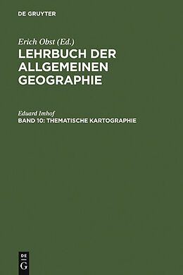 E-Book (pdf) Lehrbuch der Allgemeinen Geographie / Thematische Kartographie von Eduard Imhof