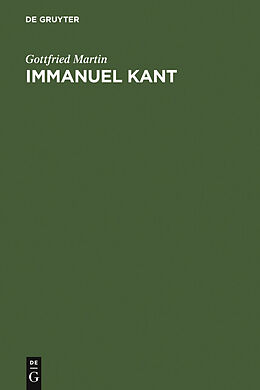 E-Book (pdf) Immanuel Kant von Gottfried Martin