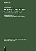 E-Book (pdf) Namenforschung. Sonstiges von Hans Kuhn