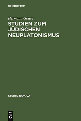 E-Book (pdf) Studien zum jüdischen Neuplatonismus von Hermann Greive