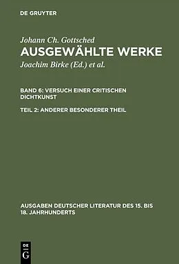 E-Book (pdf) Versuch einer Critischen Dichtkunst. Anderer Besonderer Theil von Johann Christoph Gottsched