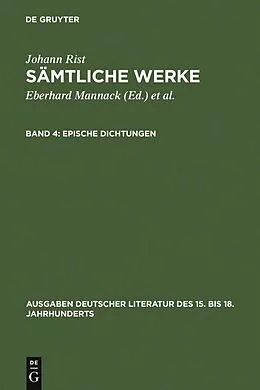 PDF Epische Dichtungen von Johann Rist