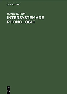 PDF Intersystemare Phonologie von Werner H. Veith