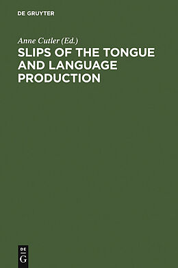 eBook (pdf) Slips of the Tongue and Language Production de 