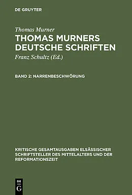 E-Book (pdf) Narrenbeschwörung von Thomas Murner