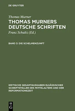 E-Book (pdf) Die Schelmenzunft von Thomas Murner