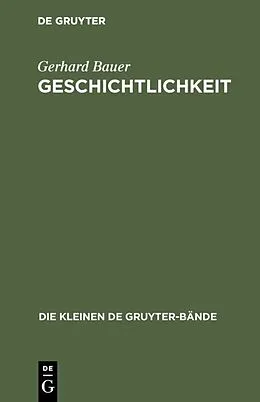 E-Book (pdf) Geschichtlichkeit von Gerhard Bauer