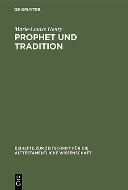 E-Book (pdf) Prophet und Tradition von Marie-Louise Henry