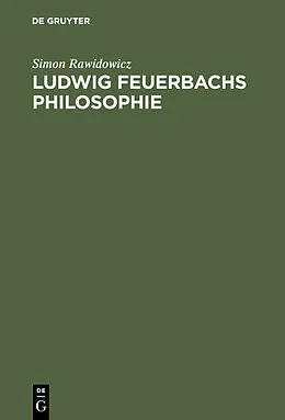 E-Book (pdf) Ludwig Feuerbachs Philosophie von Simon Rawidowicz