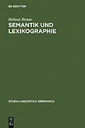 E-Book (pdf) Semantik und Lexikographie von Helmut Henne