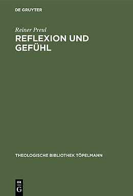 E-Book (pdf) Reflexion und Gefühl von Reiner Preul