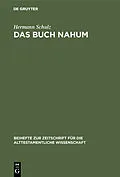 E-Book (pdf) Das Buch Nahum von Hermann Schulz