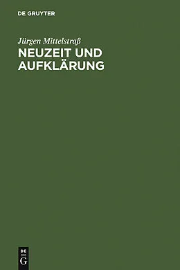 PDF Neuzeit und Aufklärung von Jürgen Mittelstraß