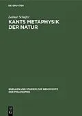 E-Book (pdf) Kants Metaphysik der Natur von Lothar Schäfer