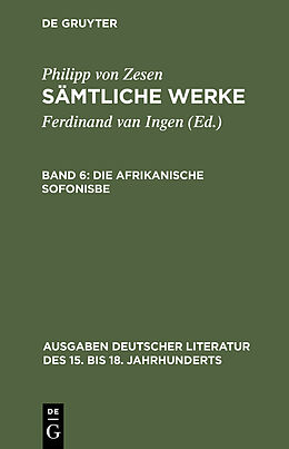 E-Book (pdf) Philipp von Zesen: Sämtliche Werke / Die afrikanische Sofonisbe von Philipp von Zesen