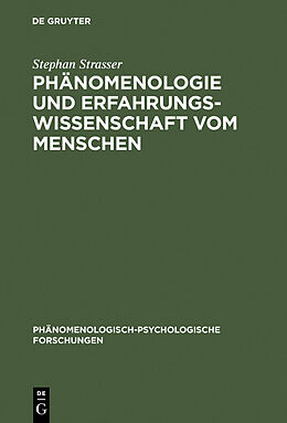E-Book (pdf) Phänomenologie und Erfahrungswissenschaft vom Menschen von Stephan Strasser