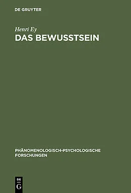 E-Book (pdf) Das Bewusstsein von Henri Ey