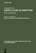 PDF Tragedi vom Großen Abentmal von Alexander Seitz