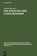 PDF Die Sprache der Langobarden von Wilhelm Bruckner