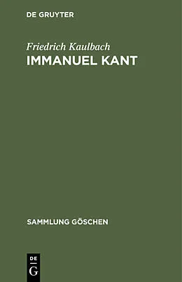 E-Book (pdf) Immanuel Kant von Friedrich Kaulbach