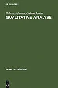 PDF Qualitative Analyse von Helmut Hofmann, Gerhart Jander